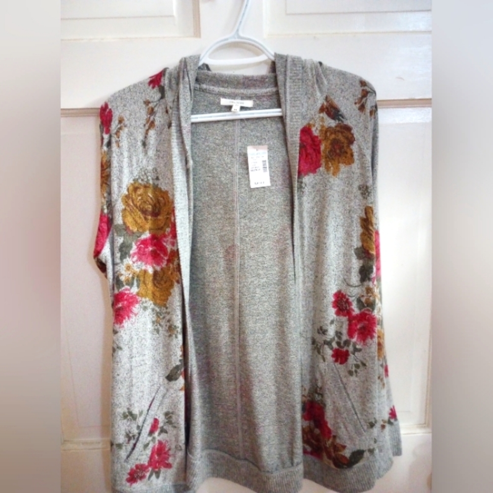 Hooded cardigan